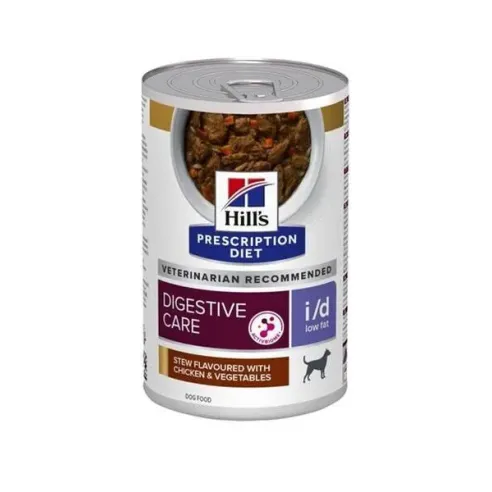 HILLS Diet Canine Stew i/d Low Fat s kuřecím masem a zeleninou NOVÁ konzerva 354 g