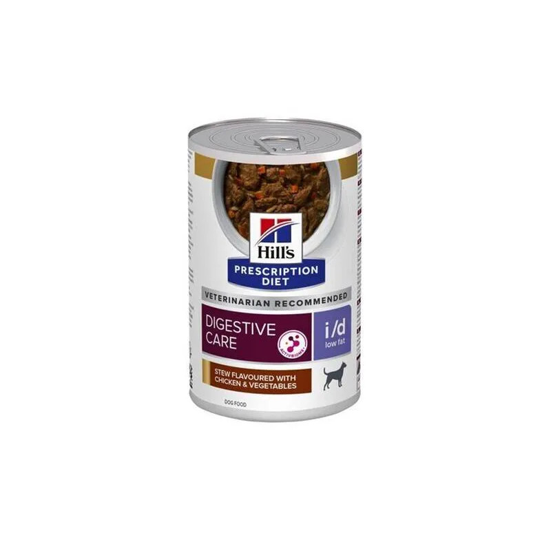 HILLS Diet Canine Stew i/d Low Fat s kuřecím masem a zeleninou NOVÁ konzerva 354 g