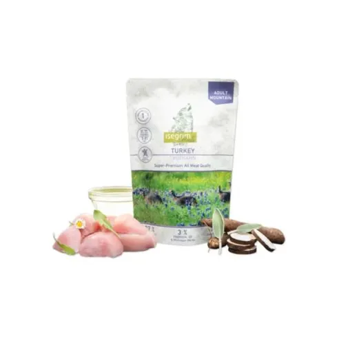 ISEGRIM dog Monoprotein Isegrim Roots, Turkey bal. 7 x 410 g kapsičky