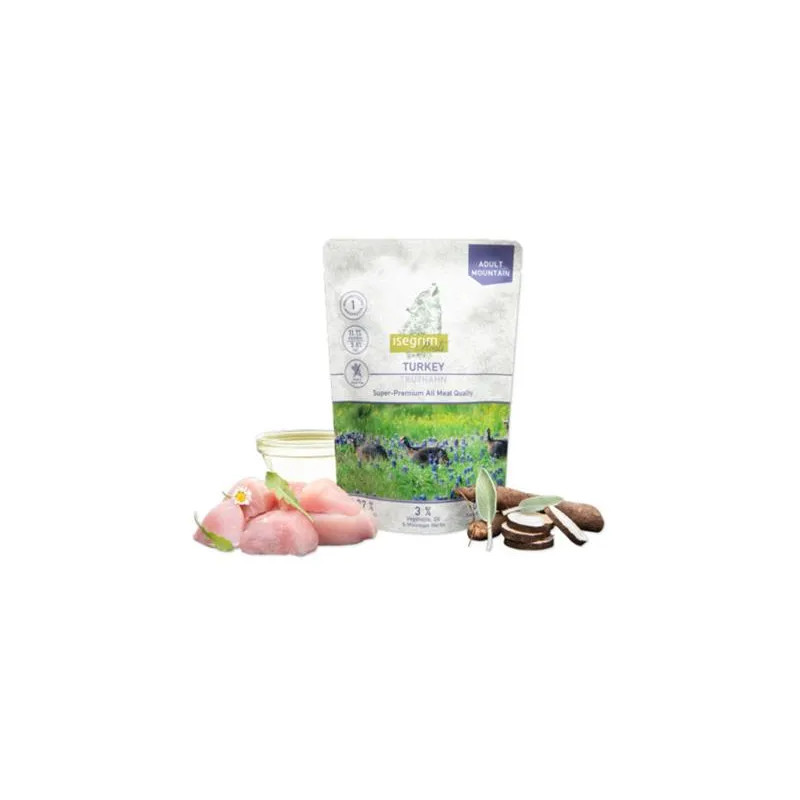 ISEGRIM dog Monoprotein Isegrim Roots, Turkey bal. 7 x 410 g kapsičky