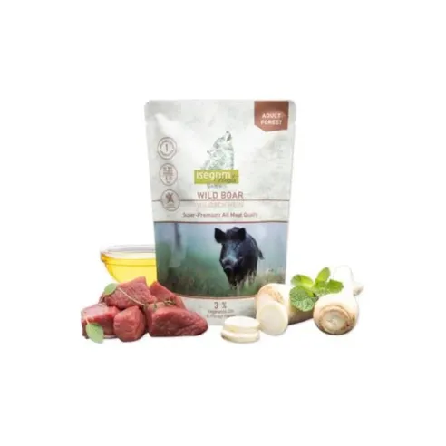 ISEGRIM dog Monoprotein Isegrim Roots, Divoké prase bal. 7 x 410 g kapsičky