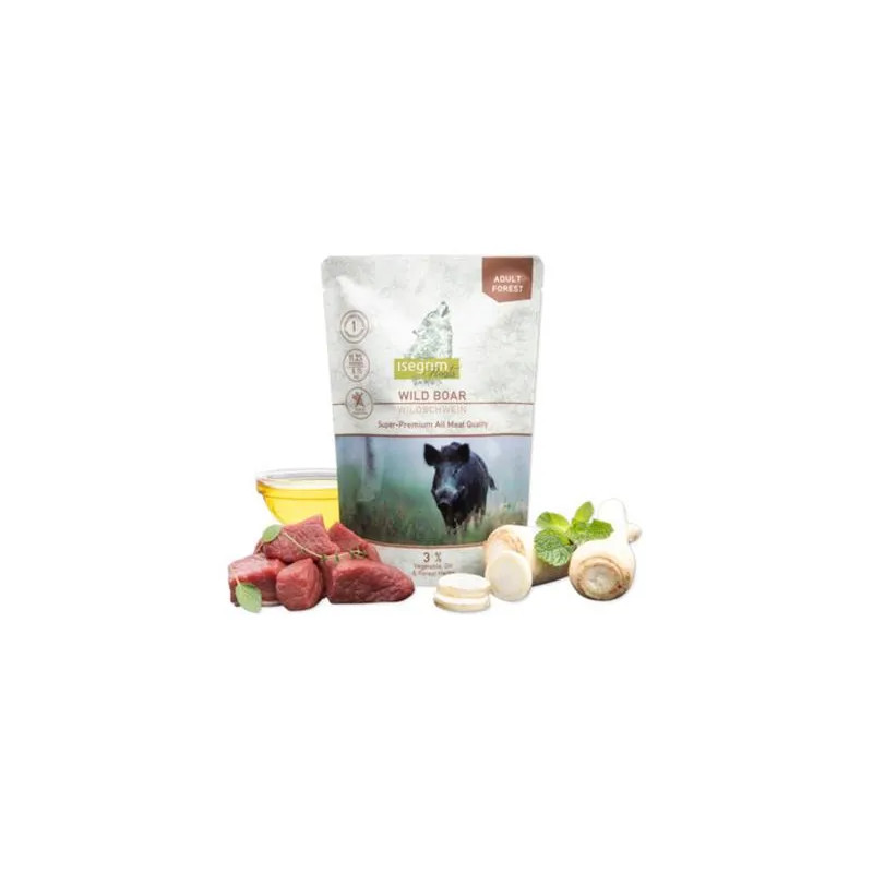 ISEGRIM dog Monoprotein Isegrim Roots, Divoké prase bal. 7 x 410 g kapsičky