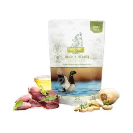 ISEGRIM dog Adult Isegrim Roots, Kachna & Srdce bal. 7 x 410 g kapsičky