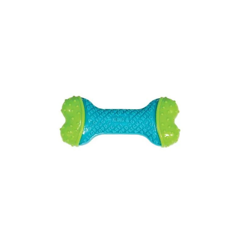Hračka Kong Dog Corestrength Kost, zeleno-modrá, guma, M/L