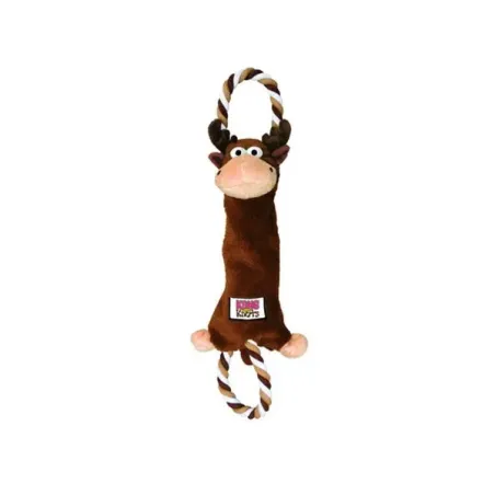 Hračka Kong Dog Knots Přetahovadlo Sob, pískací, polyester, M/L