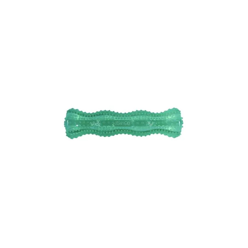 Hračka Kong Dog Squeezz Dental Tyč, plnící, modro-zelená, termoplastická guma, M