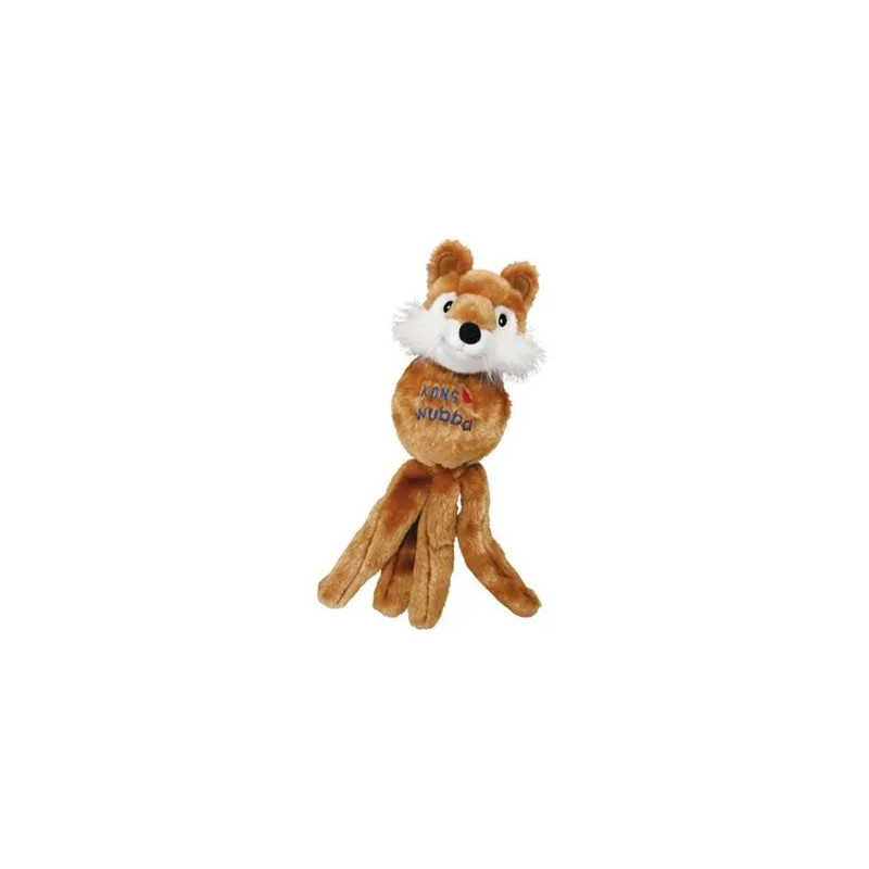 Hračka Kong Dog Wubba Friends (medvěd - liška - zajíc), pískací, vinyl, L