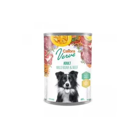 Calibra KONZERVA dog Adult Verve Divoké prase a hovězí 6 x 400g