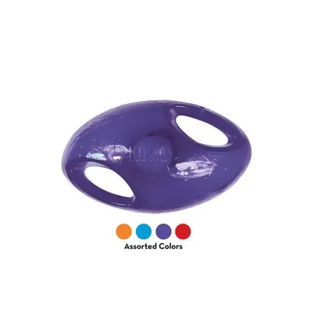 Hračka Kong Dog Jumbler Míč fotbalový s pískátkem, termoplastická guma, M/L