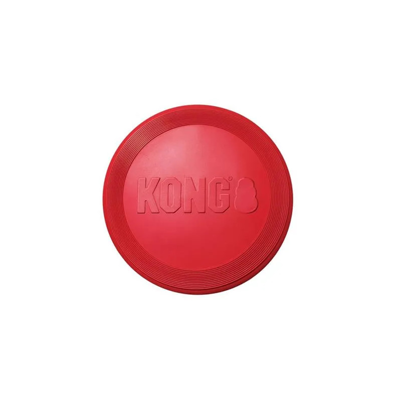 Hračka Kong Dog Classic Flyer frisbee, červená, přírodní guma, S