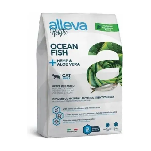 Alleva HOLISTIC kočka dospělá oceánská ryba & konopí & aloe vera 10 kg