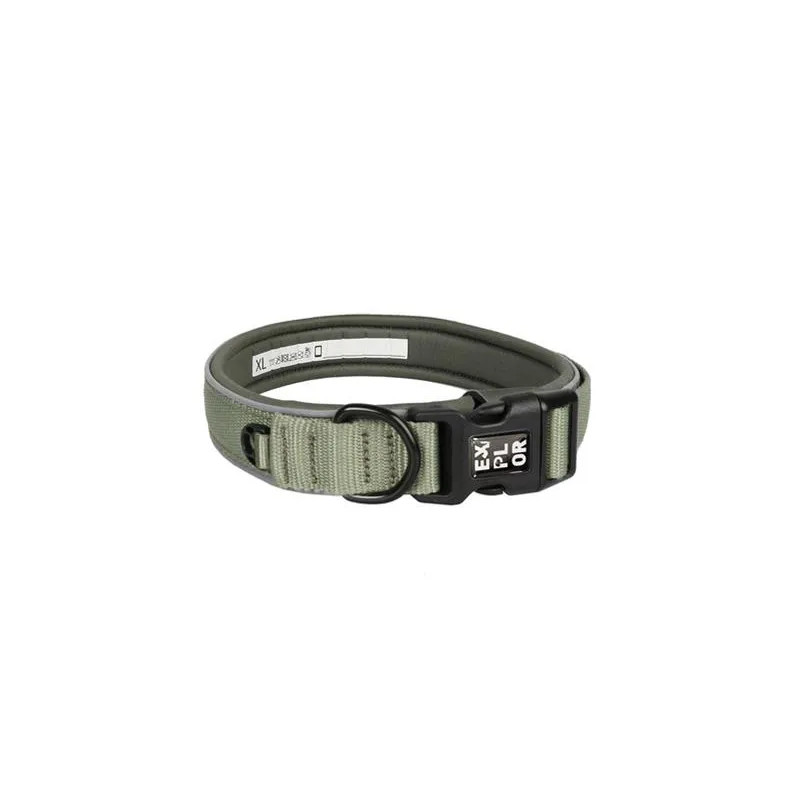 Obojek DUVO+ EXPLOR Ultimate fit, zelený, M - 39-44cm