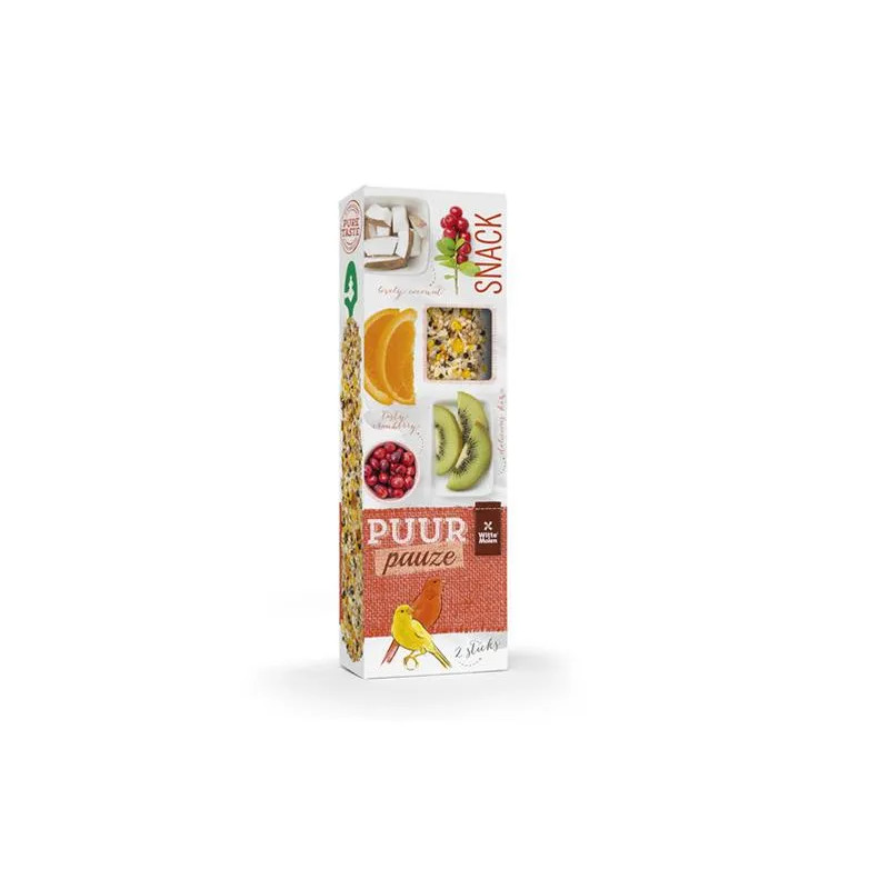 PUUR pauze Sticks canary cranberry & kiwi - lahodné tyčinky s ovocem 60 g