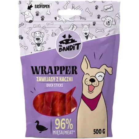 Pamlsek Mr. Bandit wrapper duck sticks 500g