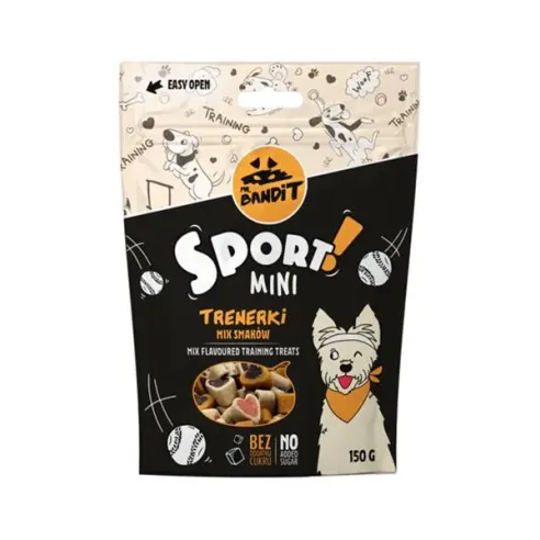 Pamlsek Mr. Bandit sport mini mix flavour training treats 150g