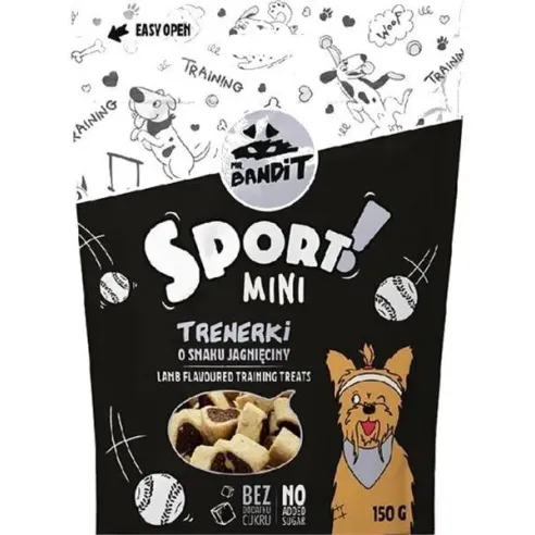 Pamlsek Mr. Bandit sport mini s příchutí jehněčího pro trénink 150g