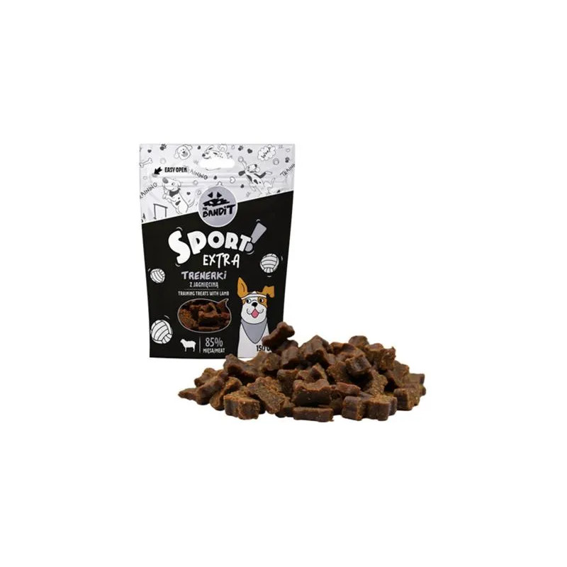 Pamlsek Mr. Bandit sport extra s jehněčími tréninkovými pochoutkami 150g