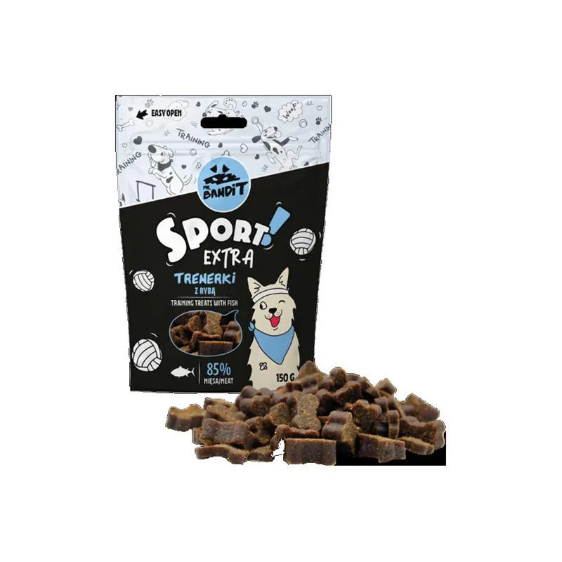 Pamlsek Mr. Bandit sport extra s rybími tréninkovými pamlsky 150g