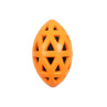 Hračka EBI+ Crack me up - rugby míč oranžová L - 19x10,5x10,5cm