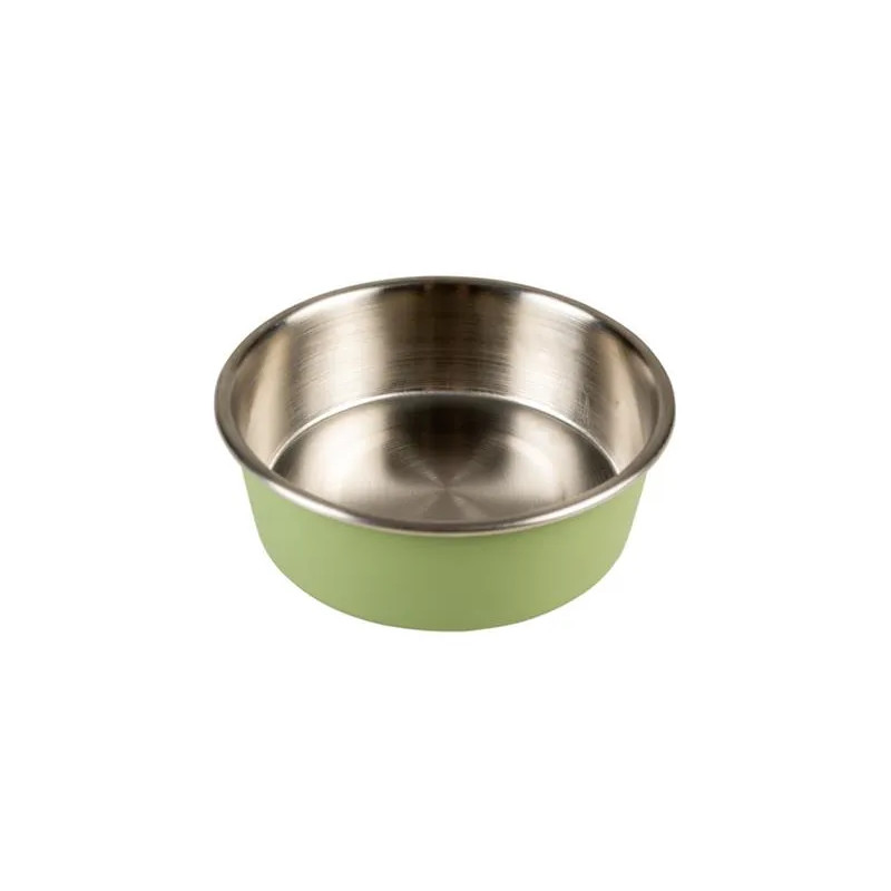 Miska DUVO+ Inox nerezová matná zelená 450ml - průměr 12,8cm