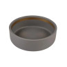 Miska DUVO+ glazovaná keramická, kamenně šedá 350ml - 12,7x12,7x4,5cm