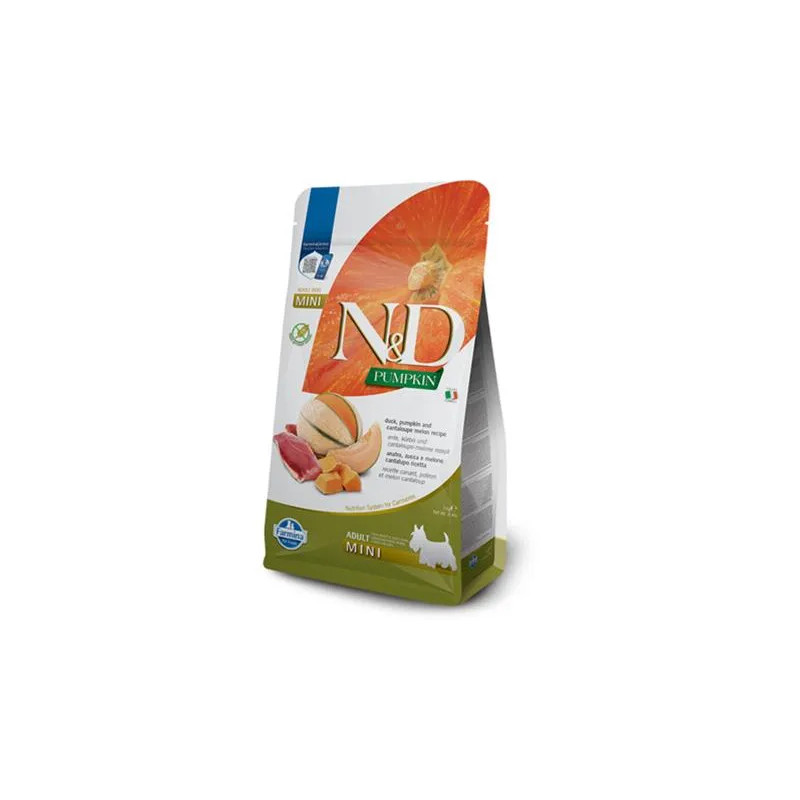 Farmina N&D dog PUMPKIN (GF) adult mini, kachna & cantaluoupe 2 kg