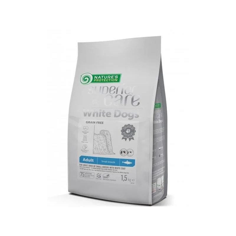 Natures P Superior péče bílý pes GF dospělý Sleď malá plemena 1,5 kg