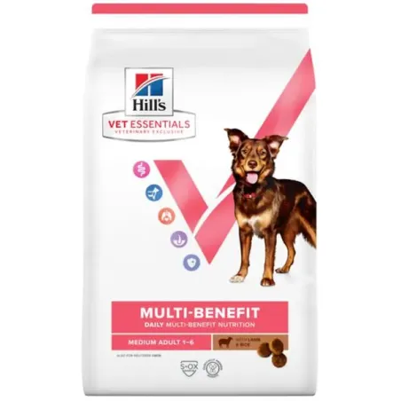 HILLS VE Canine Multi Benefit Adult Medium Lamb& Rice 10 kg NOVÉ