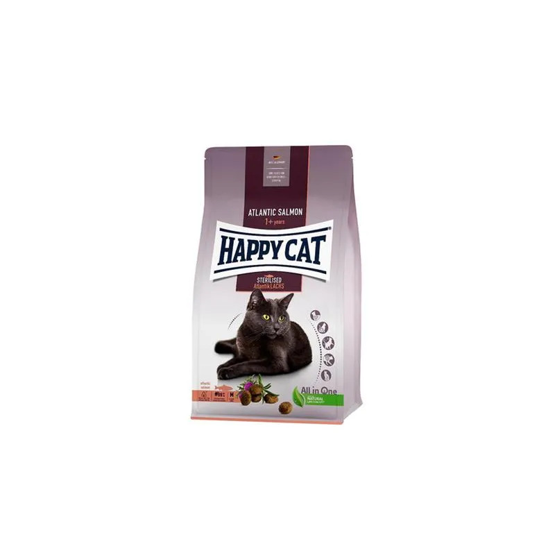 Happy Cat SUPREME - Sterilised Atlantik-Lachs / Losos 1,3 kg
