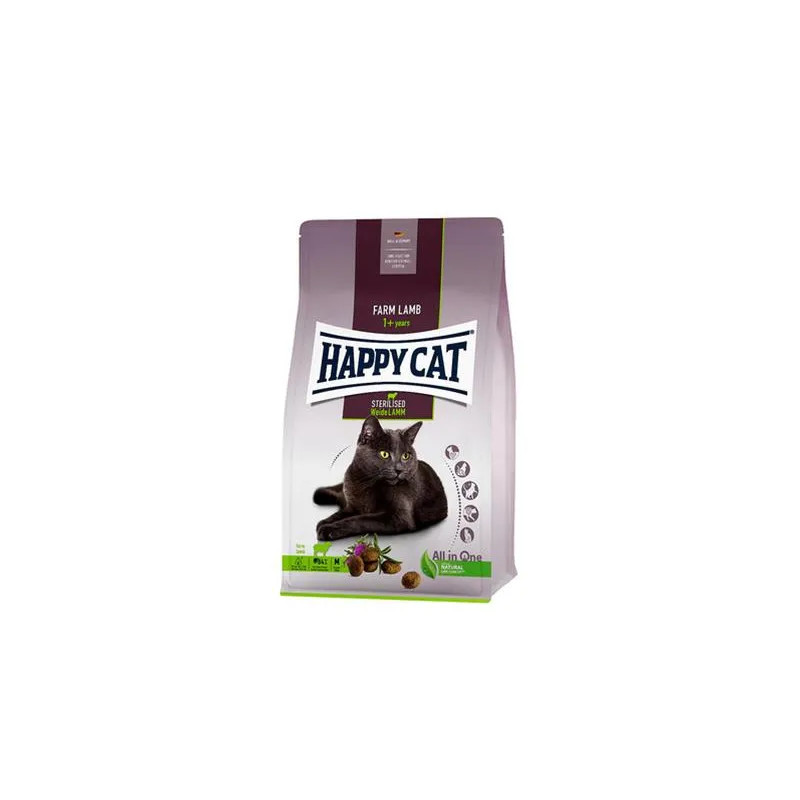 Happy Cat SUPREME - Sterilised Weide-Lamm / Jehněčí 1,3 kg