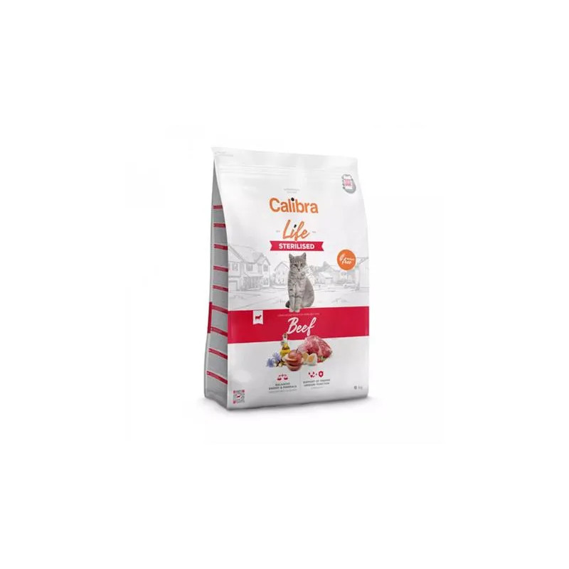 Calibra Cat Life Sterilised hovězí 1,5 kg