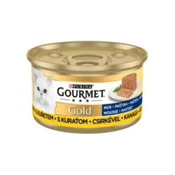 Nestlé GOURMET GOLD kočka kuřecí paštika konz.12x85 g