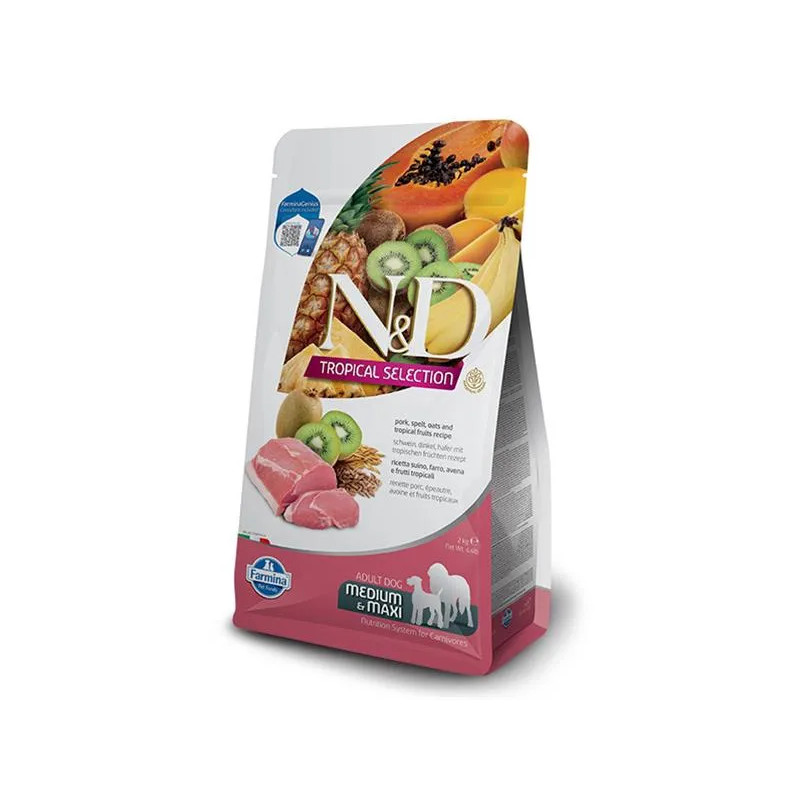 Farmina N&D dog TROPICAL SELECTION (AG) adult medium & maxi, vepřové 2 kg