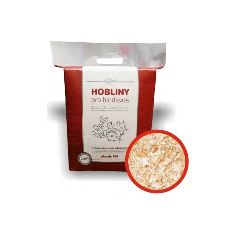Podestýlka LIMARA pro hlodavce, hobliny classic 60 l (2,76 kg)