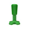 Hračka DUVO+ zubní kartáček Chew`n play zelená S 12 x 7,6 x 7,6 cm