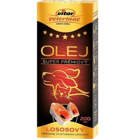 Lososový olej VITAR Veterinae 200 ml