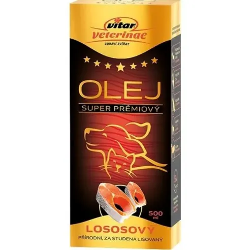 Lososový olej VITAR Veterinae 500 ml