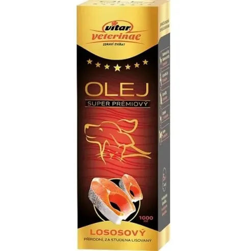 Lososový olej VITAR Veterinae 1000 ml