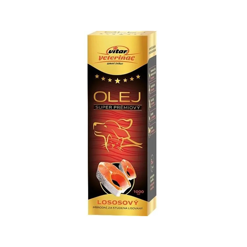 Lososový olej VITAR Veterinae 1000 ml