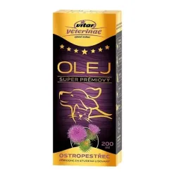 Olej z ostropestřce VITAR Veterinae 200 ml