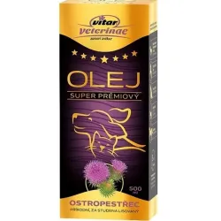 Ostropestřecový olej VITAR Veterinae 500 ml