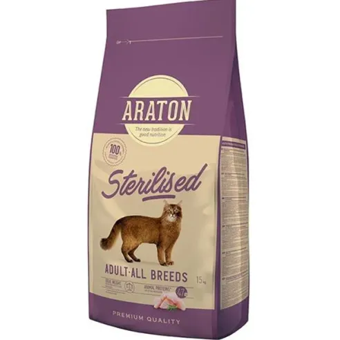 ARATON kočka dospělá sterilizovaná NOVÁ 15 kg