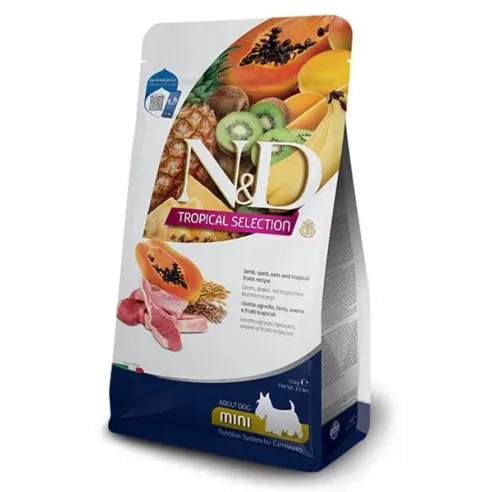 Farmina N&D dog TROPICAL SELECTION (AG) adult mini, jehněčí 1,5 kg