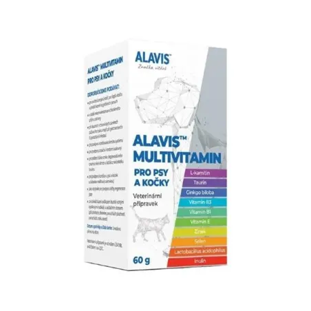 ALAVIS Multivitamin pro psy a kočky 60 g