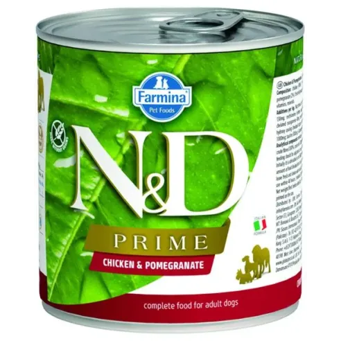Farmina N&D dog PRIME kuře & granátové jablko konzerva 285 g