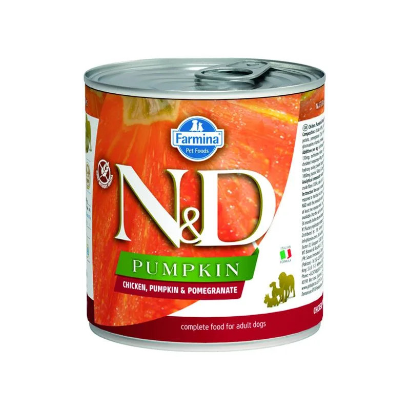 Farmina N&D dog PUMPKIN & kuře & granátové jablko konzerva 285 g