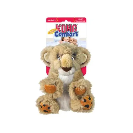 Hračka Kong Dog Comfort Kiddos Lev s pískátkem, polyester L