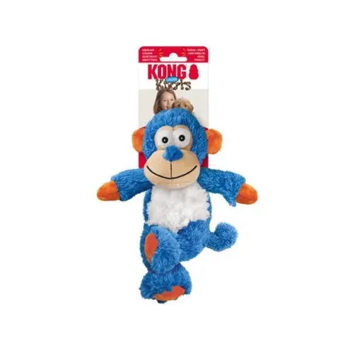 Hračka Kong Dog Cross Knots Opice s pískátkem, polyester S/M