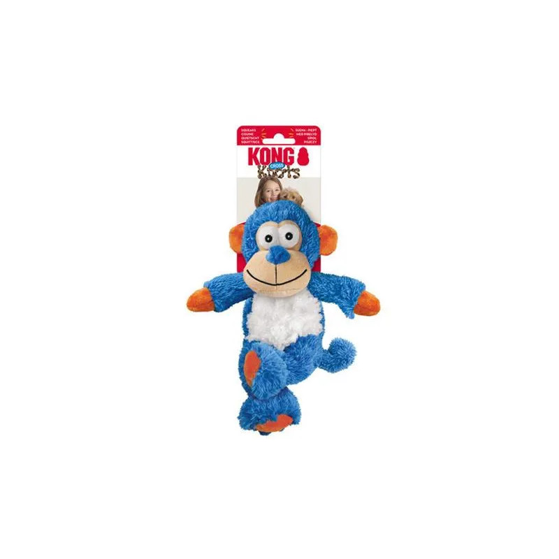Hračka Kong Dog Cross Knots Opice s pískátkem, polyester S/M