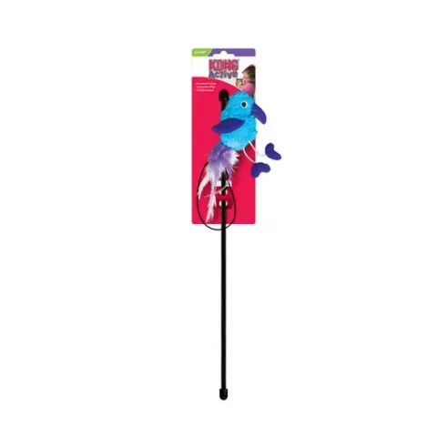 Hračka Kong Cat Teaser Feather Assorted Ukazovátko s hračkou, polypropylen